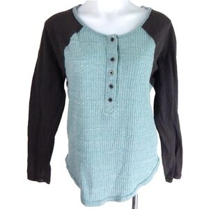 We The Free Waffle Knit Henley